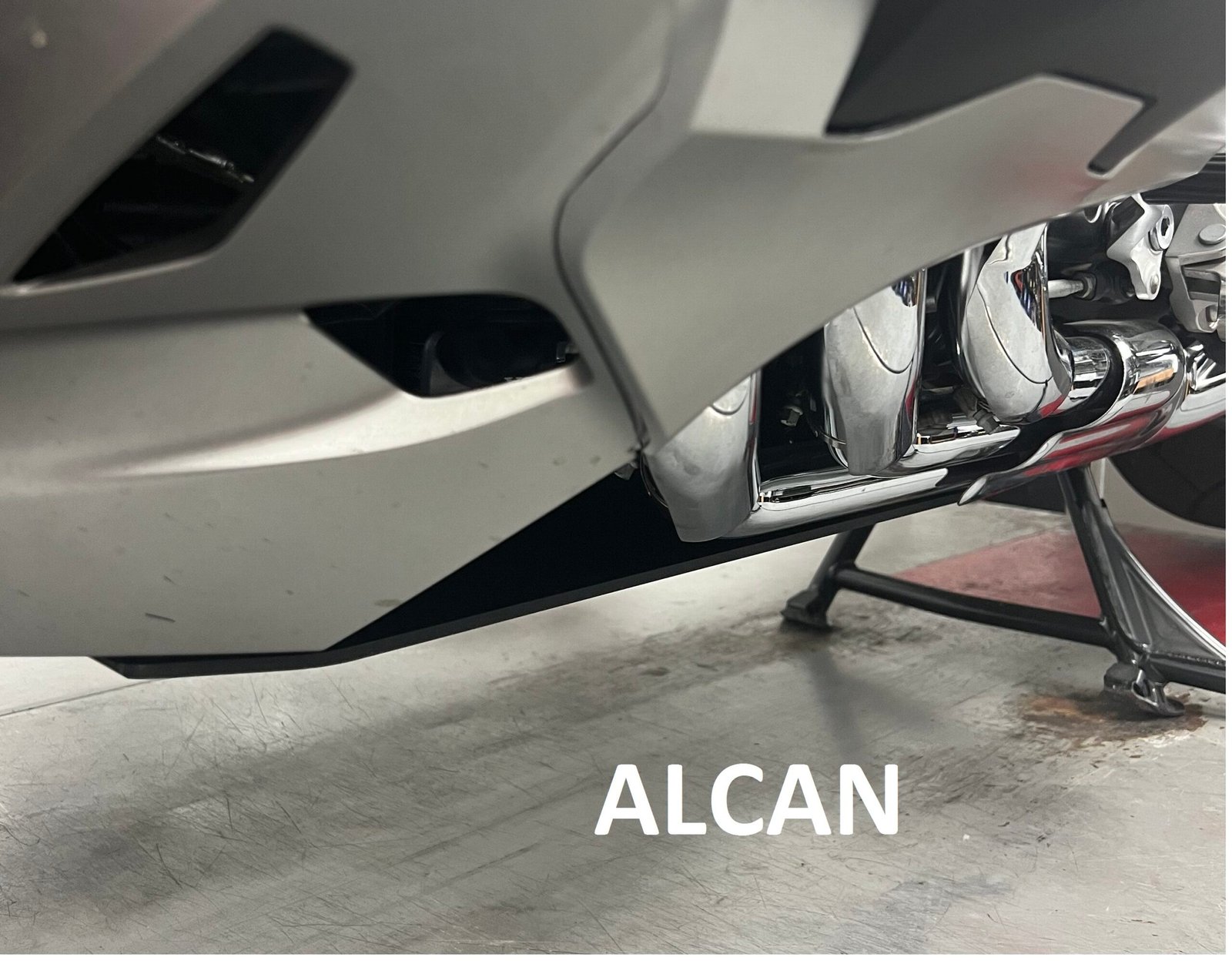 2018+ Honda Goldwing Engine Case Guard ALCAN - Image 3