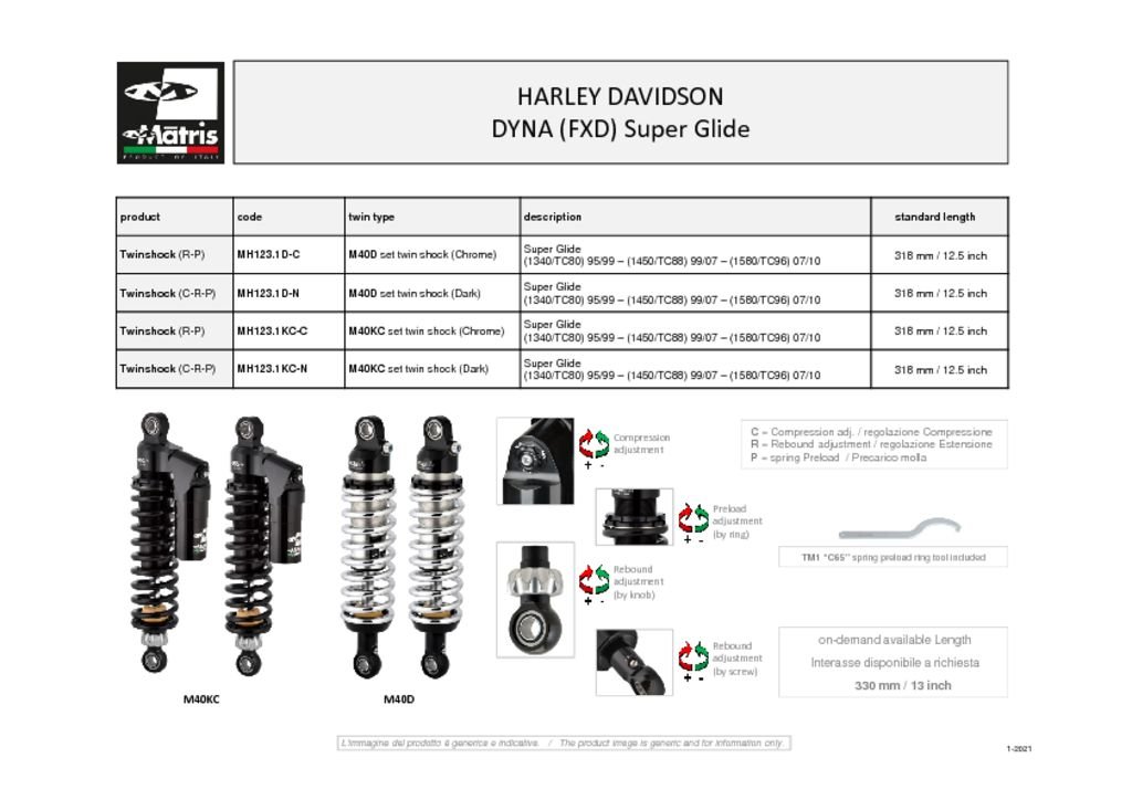 Dyna (FXD) Super Glide