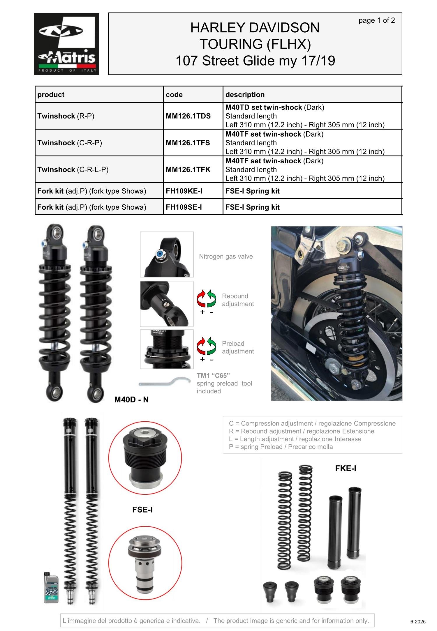 Touring (FLHX) 107 Street Glide (17-19)