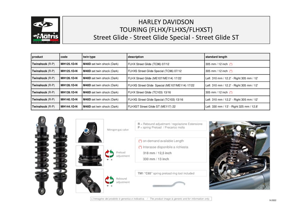 Touring (FLHX-FLHXS-FLHXST) Street Glide