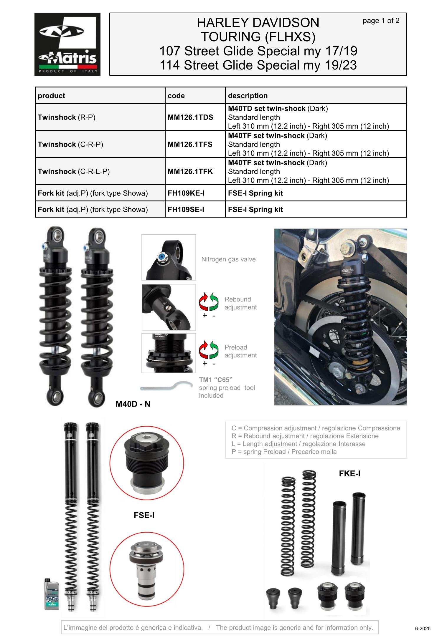 Touring (FLHXS) 107-114 Street Glide Special (17-23)
