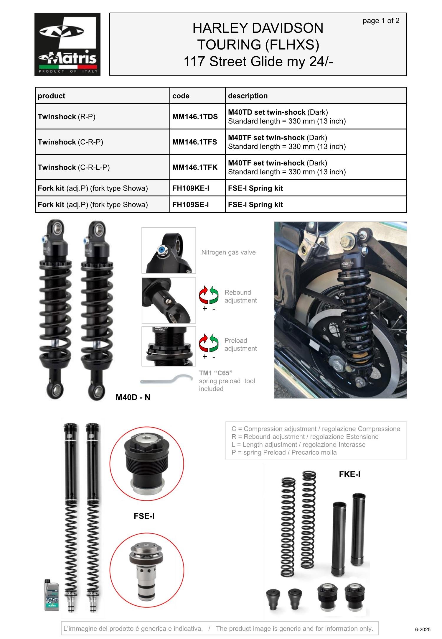 Touring (FLHXS) 117 Street Glide (24-)