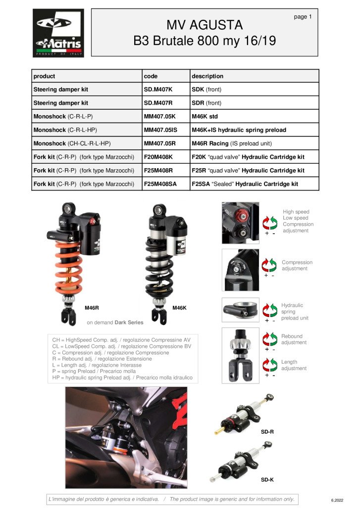 B3 Brutale 800 16-19