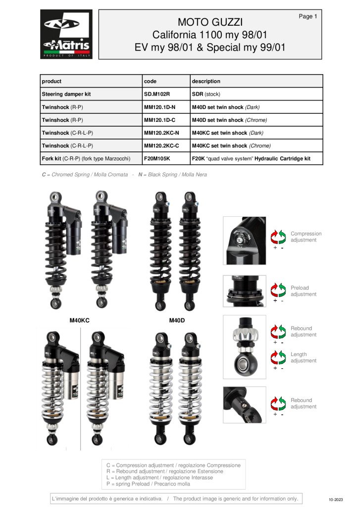 California 1100 98-01