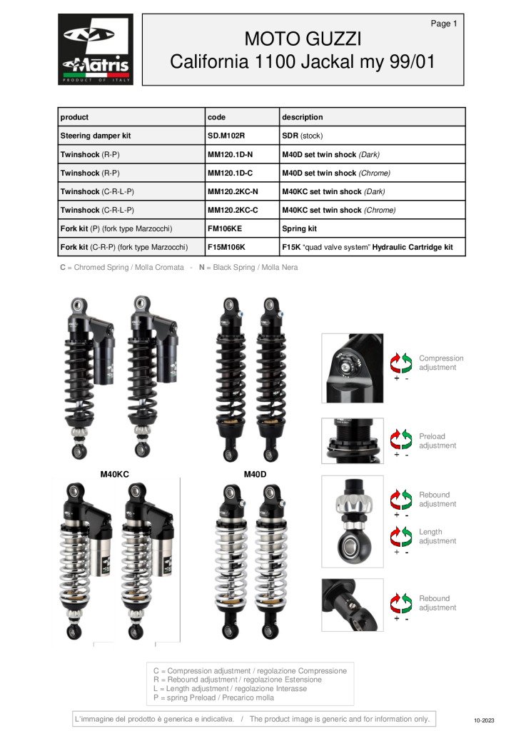 California 1100 Jackal 99-01