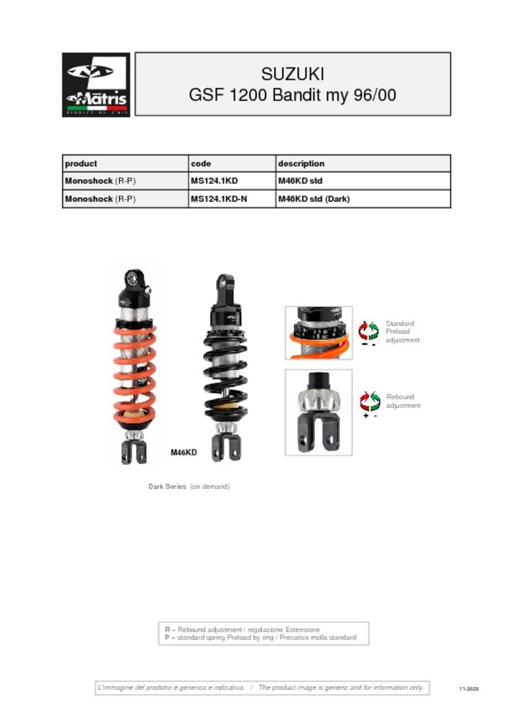GSF 1200 Bandit 96-00
