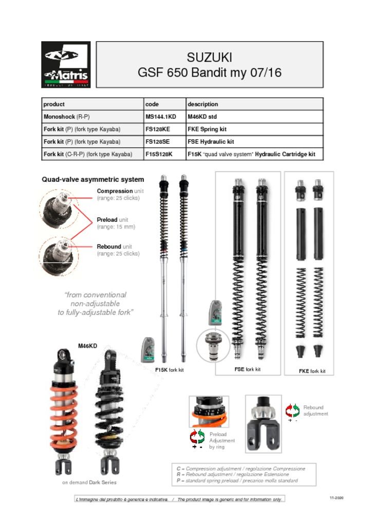 GSF 650 Bandit 07-16