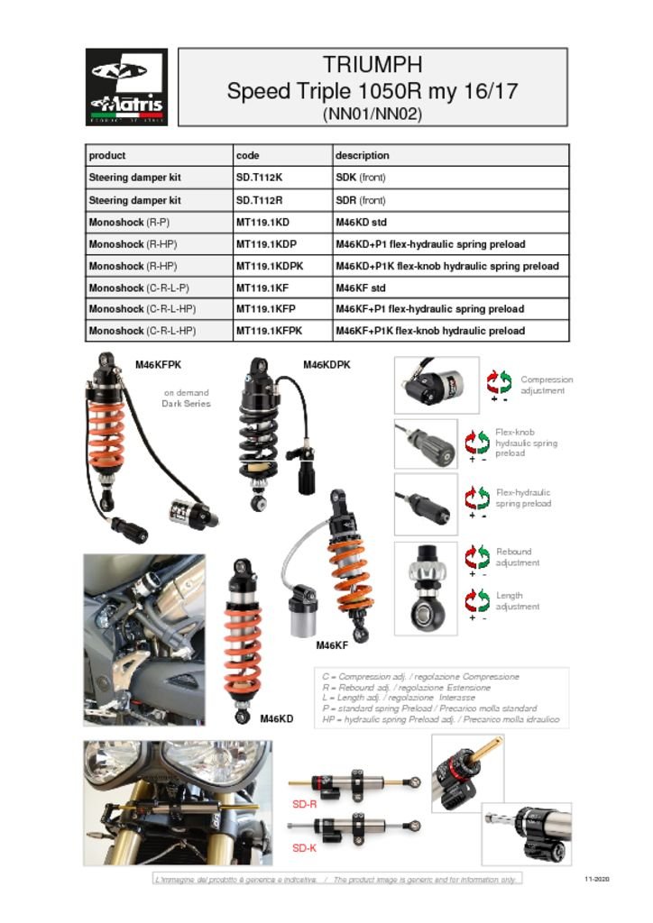 Speed Triple 1050R 16-17