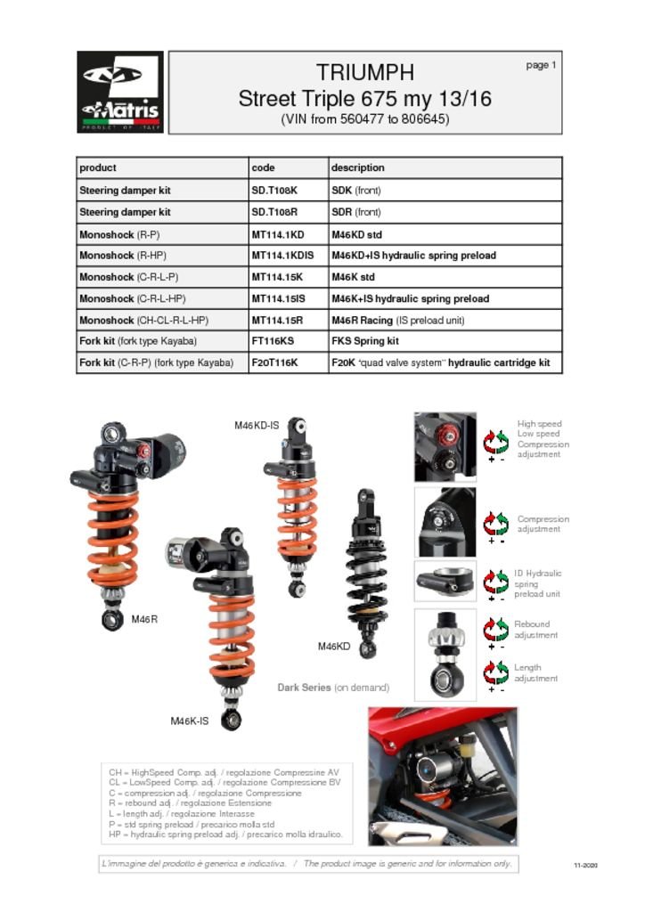 Street Triple 675 13-16