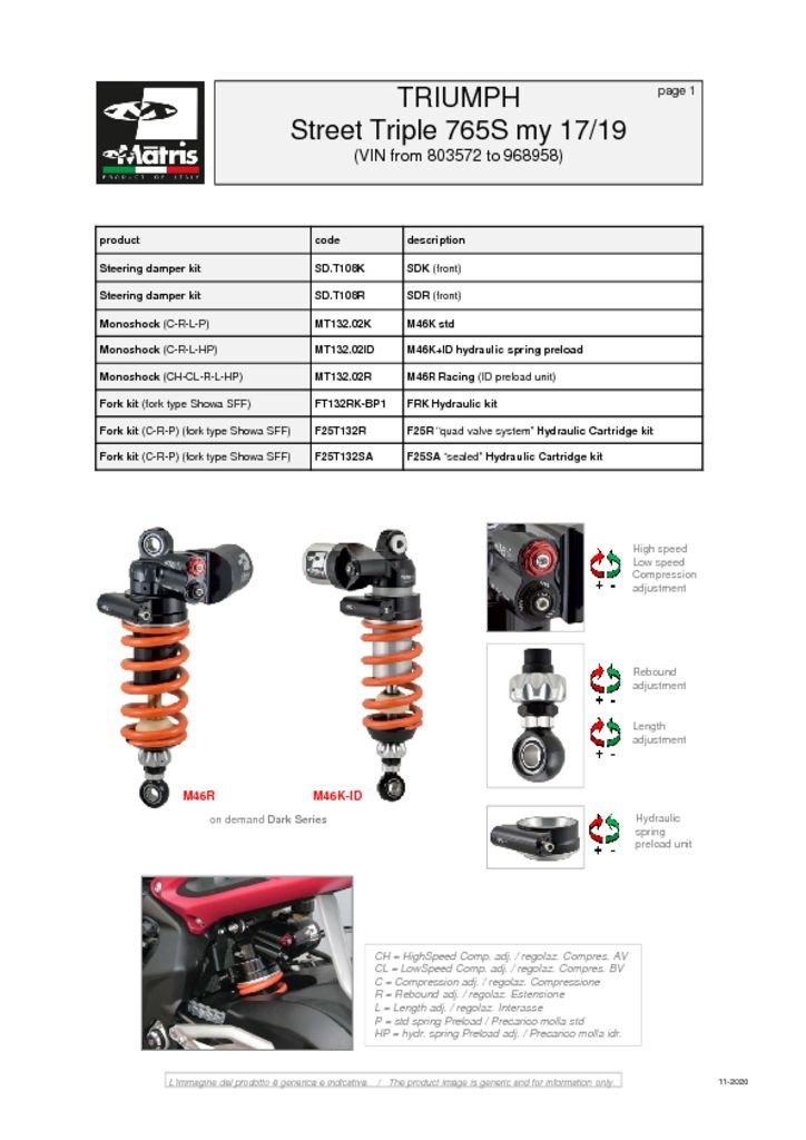 Street Triple 765S 17-19